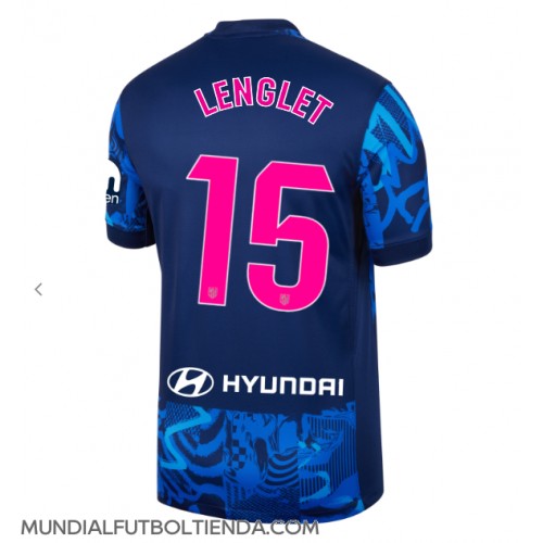 Camiseta Atletico Madrid Clement Lenglet #15 Tercera Equipación Replica 2024-25 mangas cortas